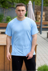 Футболка чоловіча базова, coolmax м. 202 (р: M, L, XL, XXL, 3XL) №826184