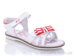 Босоніжки B003-56 white р: 31-36, в упаковці: 8 пар, купити тільки гуртом
