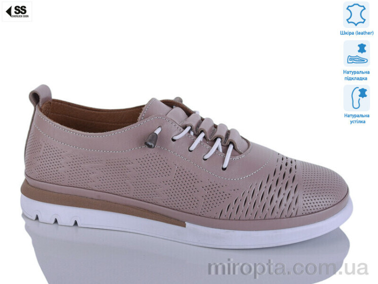 Кросівки 205-57 brown р: 36-41, в упаковці: 8 пар, купити тільки гуртом - 1170204