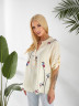 Блузка жіноча з вишивкою льон  м.1121  (Розмір: XL-4XL)  2 кольора в упаковці 4 штуки  №752821 - Coolme WE3111