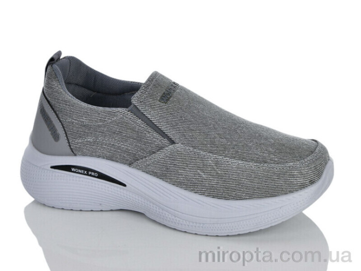 Кросівки 45-407 grey р: 41-45, в упаковці: 8 пар, купити тільки гуртом - 1189591