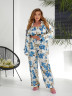 Костюм жіночий, шовк принт, м. 1704 (р: 50-54, 56-58) №710112 - GrandFashion AV4663 м. 1704