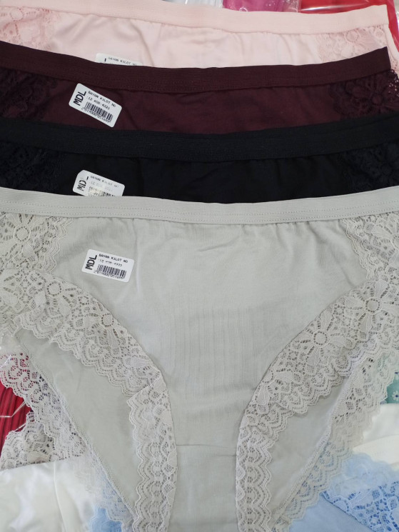 Труси жіночі, комбінований, (р. 8XL, 10XL, 12XL ), мікс кольорів, в упаковці 12 шт. №317633 - Karahan HR1930