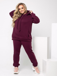 Костюм жіночий, трикотаж тринитка з начосом, м.3595, (р. 48-50, 52-54, 56-58, 60-62, 64-66), №400554