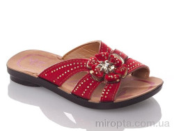 Шльопанці K26-Elena 1 red (30-35) р: 30-35, в упаковці: 6 пар, купити тільки гуртом