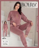 Домашній костюм жіночий, велюр, м.22012 (р. М-XL), 2 кольори, в упаковці 4 шт. №319377 - 