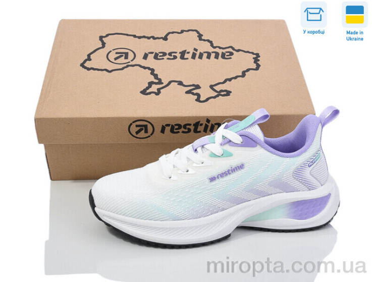Кросівки RWL25538 white-purple р: 36-41, в упаковці: 8 пар, купити тільки гуртом - 1034369