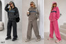 Костюм жіночий трикотаж із джинсовими вставками м.8627  (р:M-XL) 3 кольора в упаковці 3 штуки №764646 - Saint Zel3317