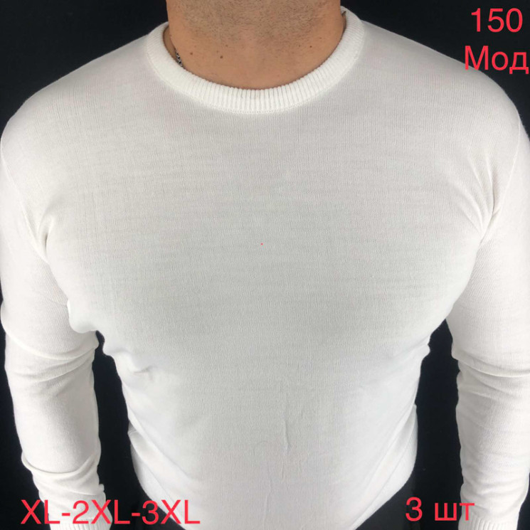 Светр Viola р XL-3XL Чоловіча 150 white - Nadiyka BG/PO2161-2162