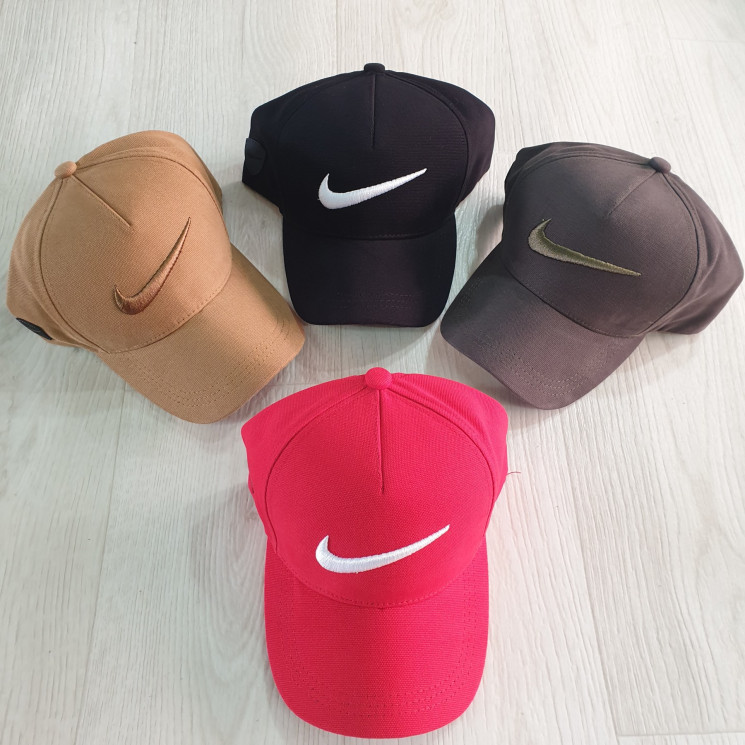 Бейсболка чоловічa "Nike" котон (р: 58-61) мікс кольорів, в упаковці 5 шт. №382389 - Ventil SE 939