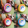 Дитяча сумка силіконова "Rainbow" 6 кольорів #9062 (р. 12х12х3 см), 12 шт. в упаковці №528179 - Amsterdam HR277