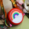 Дитяча сумка силіконова "Rainbow" 6 кольорів #9062 (р. 12х12х3 см), 12 шт. в упаковці №528179 - Amsterdam HR277