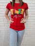 Футболка, р. S,M,L, коттон, 10 кольорів в упаковці 3 штуки №805950 - Dance WE1051