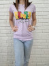 Футболка, р. S,M,L, коттон, 10 кольорів в упаковці 3 штуки №805950 - Dance WE1051
