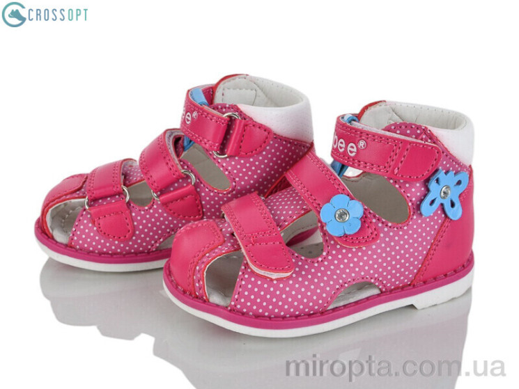 Босоніжки F170 peach р: 20-25, в упаковці: 6 пар, купити тільки гуртом - 1176066