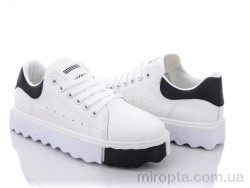 Кросівки 169-19 white-black р: 36-41, в упаковці: 8 пар, купити тільки гуртом
