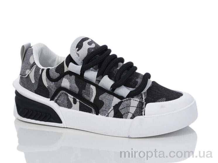 Кеди 143-43 white-grey р: 36-41, в упаковці: 8 пар, купити тільки гуртом - 952591