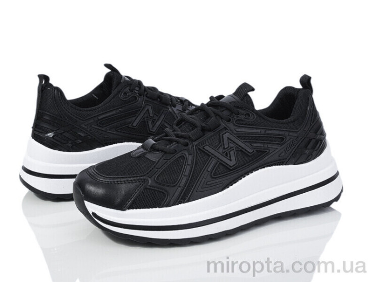 Кросівки HD43(172-39) black р: 36-41, в упаковці: 8 пар, купити тільки гуртом - 969368