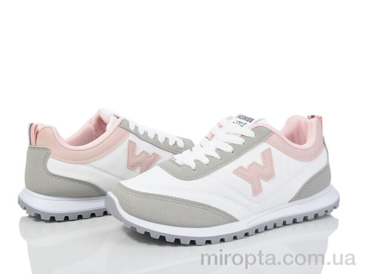 Кросівки 182-56 grey-pink р: 36-41, в упаковці: 8 пар, купити тільки гуртом - 977649
