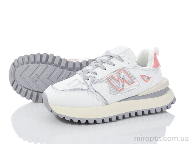 Кросівки HD69 (172-48)-5 white-blue р: 36-41, в упаковці: 8 пар, купити тільки гуртом - 1048338