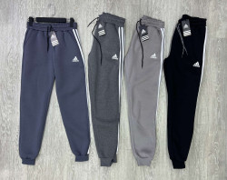 Спортивні штани дитячі Nike "1012-3" трьохнитка на флісі (р: 13-17 років) 4 кольори, в упаковці 5 шт. №361940