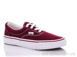 Кеди ERA-B bordo р: 36-41, в упаковці: 8 пар, купити тільки гуртом