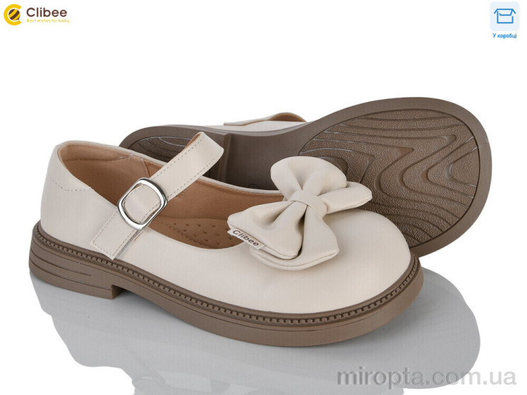 Туфлі DC815-3 beige р: 32-37, в упаковці: 6 пар, купити тільки гуртом - 1197720