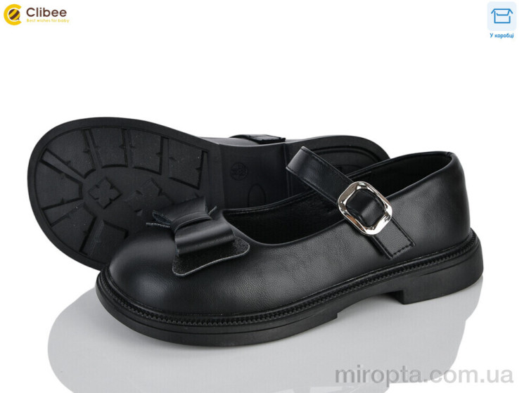 Туфлі DC819-1 black р: 31-36, в упаковці: 6 пар, купити тільки гуртом - 1197712