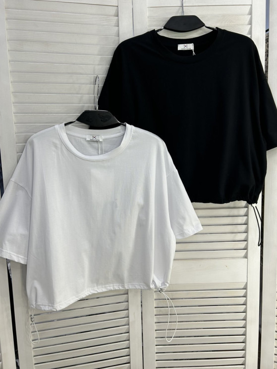 Футболка жіноча "5172" котон (р: one size) 2 кольори, в упаковці 5 шт. №386021 - Mercury SE927