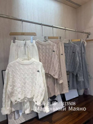 Костюм дитячий "3508" машинна в'язка (р: 120-160см) 3 кольори, в упаковці 5 шт. №378674