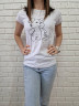 Футболка, р. S,M,L, коттон, 10 кольорів в упаковці 3 штуки №805951 - Dance WE1051
