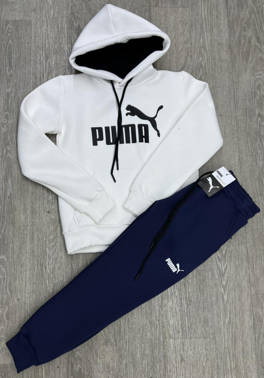Спортивний костюм дитячий Puma на флісі "1041-2/1001-2" (р: 9-13 років) 3 кольори, в упаковці 5 шт. №379021 - Spider