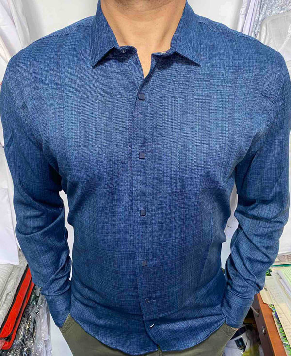 Сорочка Arma р 3XL-6XL Чоловіча S2401 navy батал - NikNumbers SE1041-1042