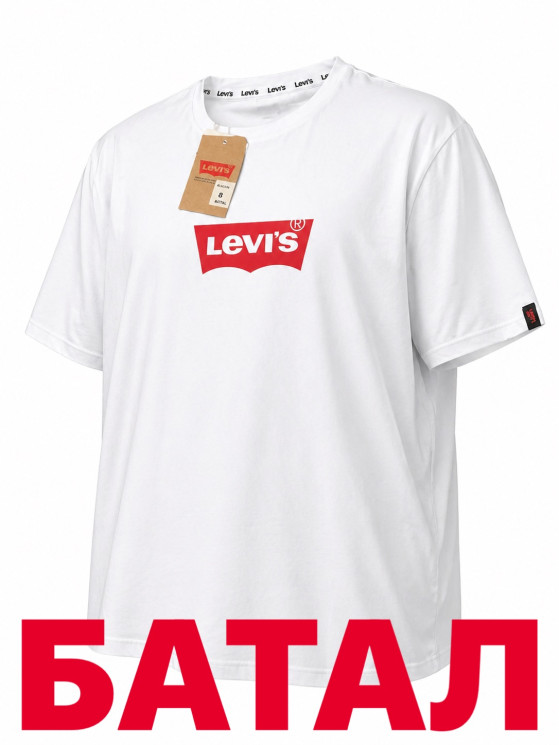 Футболка чоловіча "Levis" комбінований (р: 2XL-6XL) в упаковці 5 шт. №384185 - AlexClothes SER2276