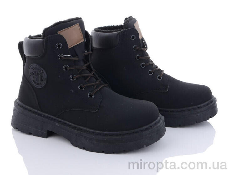 Черевики 20-1013-1 black р: 36-41, в упаковці: 8 пар, купити тільки гуртом - 885322