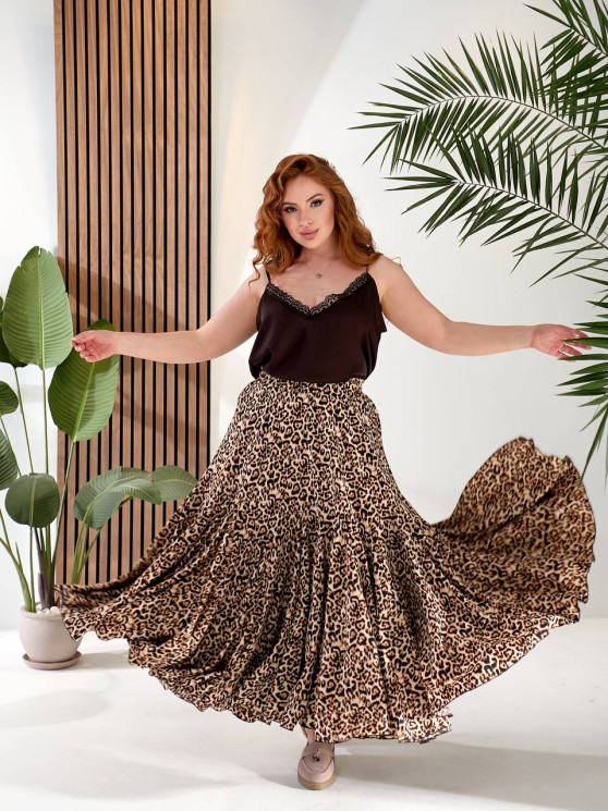 Спідниця жіноча, принт софт, м. 4404 (р: 42-54) №712523 - GrandFashion AV4663 м. 4404