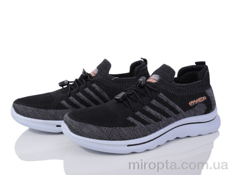 Кросівки 45-103 black р: 40-45, в упаковці: 8 пар, купити тільки гуртом - 945631