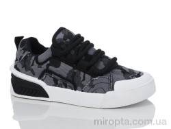 Кеди 143-43 black-white р: 36-41, в упаковці: 8 пар, купити тільки гуртом