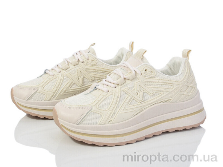 Кросівки HD43(172-39) beige р: 36-41, в упаковці: 8 пар, купити тільки гуртом - 969369