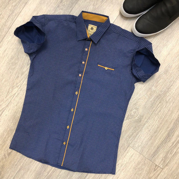 Сорочка No Brand р 11-16 Підліток R262 navy - NikNumbers SE1041-1042