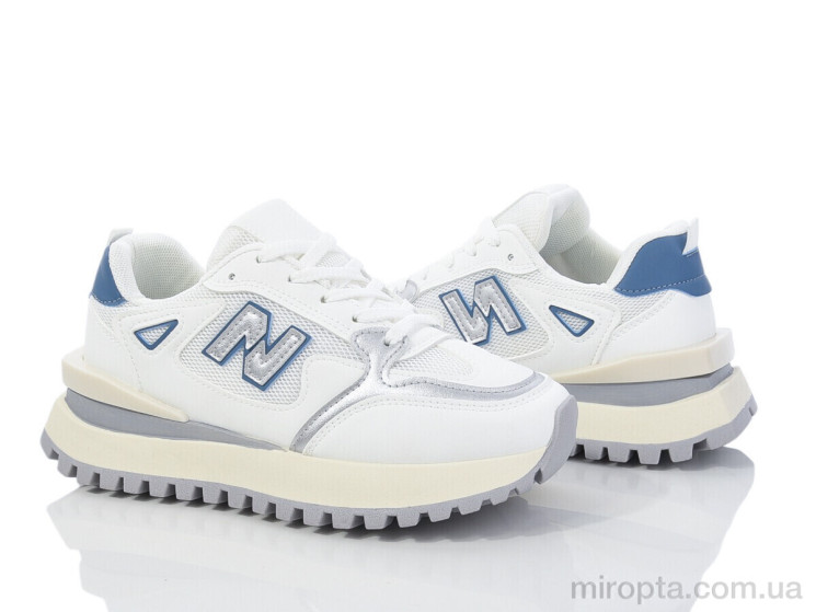 Кросівки HD69 (172-48)-6 white-grey р: 36-41, в упаковці: 8 пар, купити тільки гуртом - 1048339