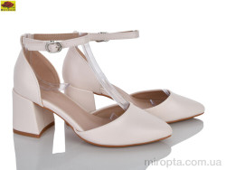 Туфлі LX772-7 beige р: 34-37, в упаковці: 6 пар, купити тільки гуртом