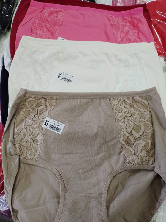 Труси жіночі, комбінований, (р. 8XL, 10XL, 12XL ), мікс кольорів, в упаковці 12 шт. №317635 - Karahan HR1930