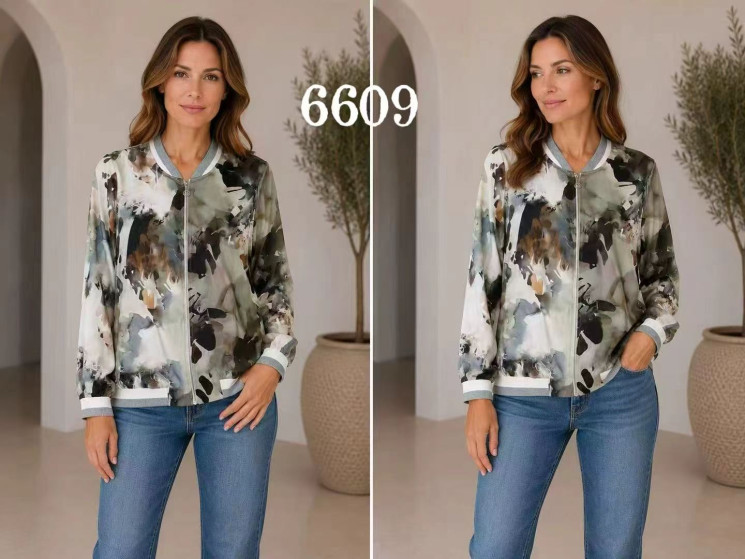 Кофта жіноча "6609" трикотаж (р: 50-60) в упаковці 6 шт. №387859 - Natasha SE669