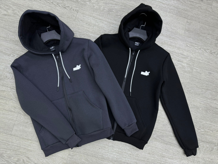 Спортивна кофта дитяча Puma "1019-3" тринитка (р: 13-17 років) 2 кольори, в упаковці 5 шт. №361941 - Spider