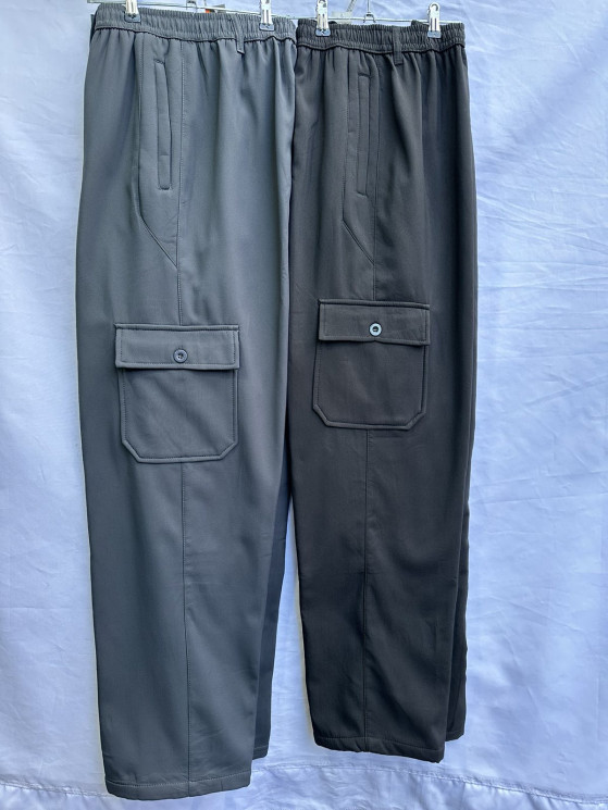Штани чоловічі плащівка/байка (Розмір: L-4XL) мікс кол. в упаковці 5 штук №153675 - Megasport PA5257