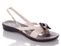 Босоніжки W26-Bant beige р: 37-41, в упаковці: 6 пар, купити тільки гуртом