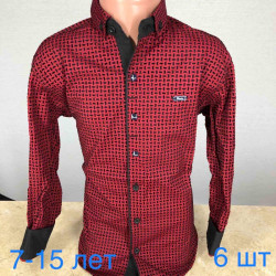 Сорочка Paul Semih р 7-15 Дитяча A1101 red