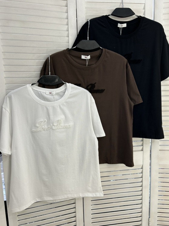 Футболка жіноча "2306" котон (р: one size) 3 кольори, в упаковці 5 шт. №385926 - Mercury SE927