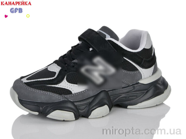 Кросівки B822 black р: 32-37, в упаковці: 8 пар, купити тільки гуртом - 1191444